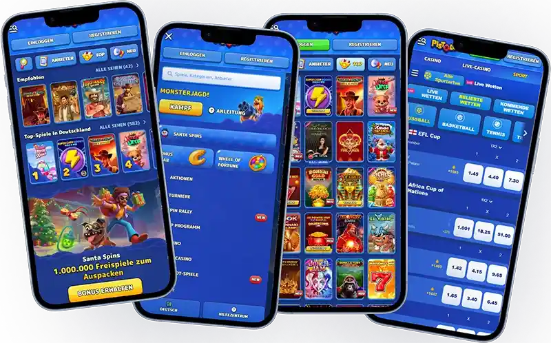 Pistolo Casino App und Mobile Nutzung